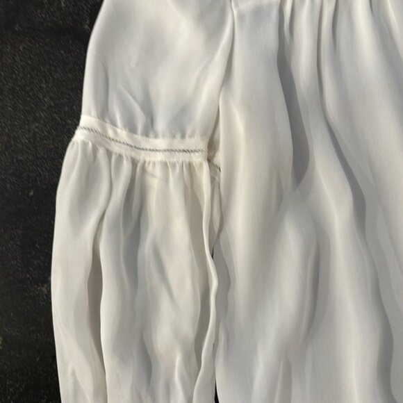 Parker Cheryl Silk Pin-Tuck Blouse size S - Picture 5 of 13